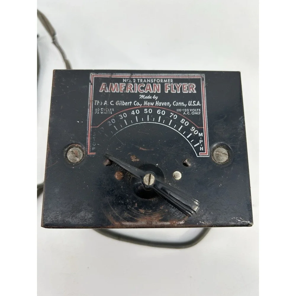 American Flyer No. 2 Transformer Vintage 110-120 Volt 75 Watt Model Train